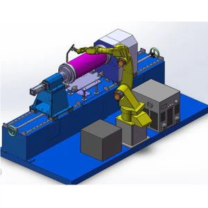 연료 탱크 용 로봇 용접기